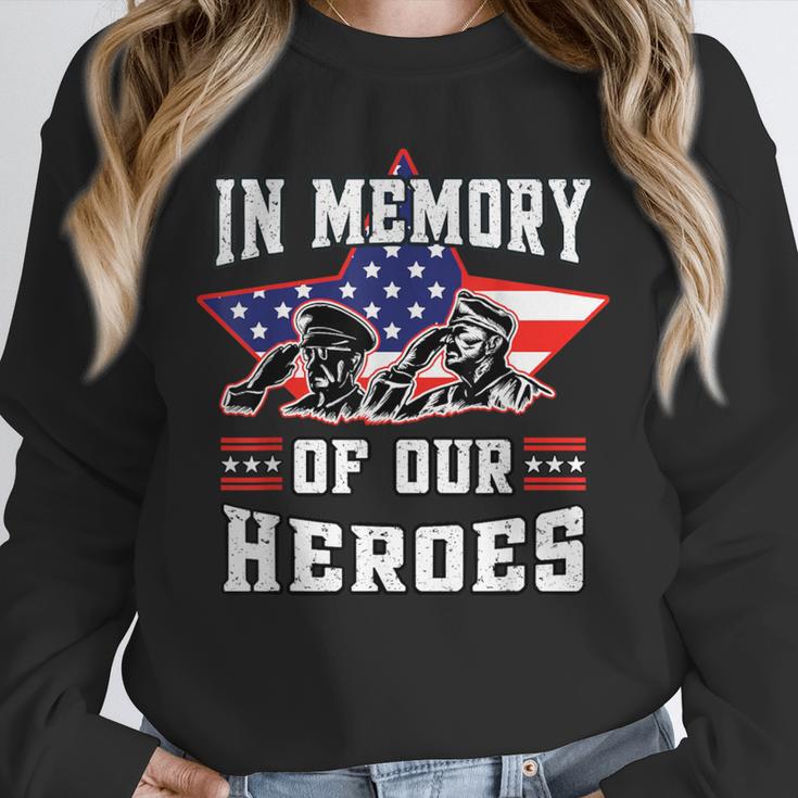 Memorial Day Memory Of Our Heroes Fallen Patriotic Veteran Unisex Sweatshirt Memorial Day Memory Of Our Heroes Fallen Patriotic Veteran Unisex Sweatshirt