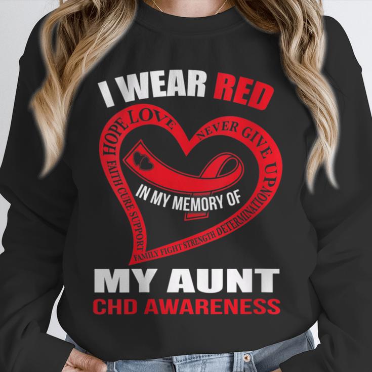 In My Memory Of My Aunt CHD AWARENESS Unisex Sweatshirt In My Memory Of My Aunt CHD AWARENESS Unisex Sweatshirt