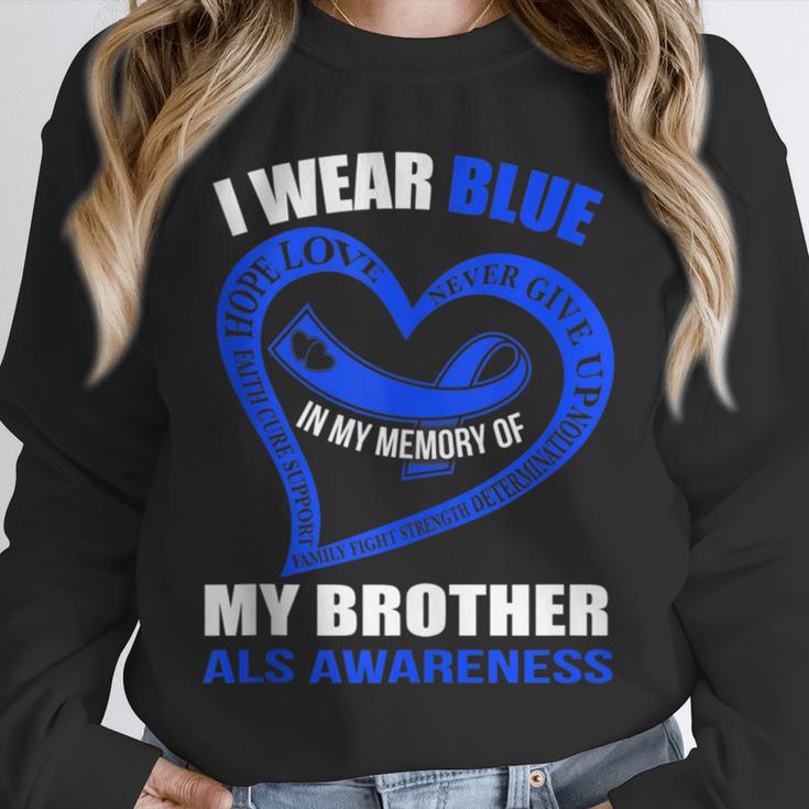 In My Memory Of My Brother ALS AWARENESS Unisex Sweatshirt In My Memory Of My Brother ALS AWARENESS Unisex Sweatshirt