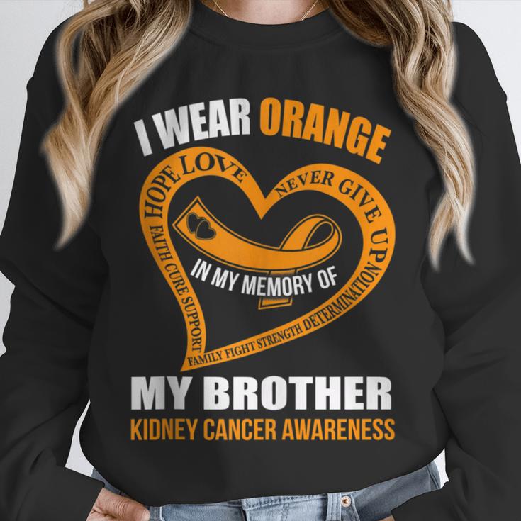 In My Memory Of My Brother KIDNEY CANCER AWARENESS Unisex Sweatshirt
