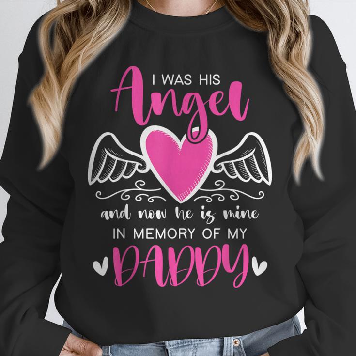 Memory Of My Daddy I Was Her Angel Now She Is Mine Heaven Unisex Sweatshirt Memory Of My Daddy I Was Her Angel Now She Is Mine Heaven Unisex Sweatshirt