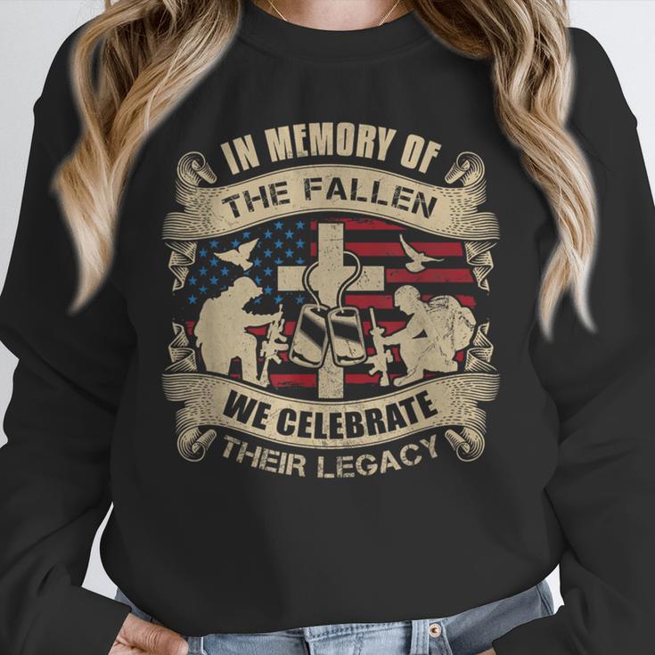 IN MEMORY OF THE FALLEN WE CELEBRATE THEIR LEGACY Unisex Sweatshirt IN MEMORY OF THE FALLEN WE CELEBRATE THEIR LEGACY Unisex Sweatshirt
