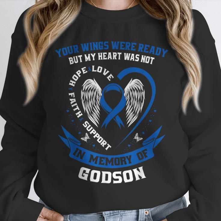 In Memory Of Godson Colon Cancer Awareness Memorial Unisex Sweatshirt