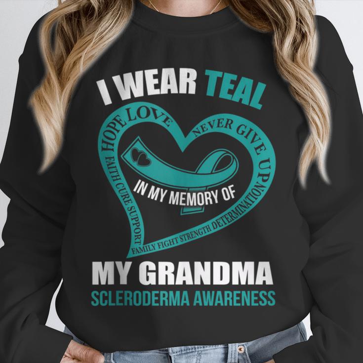In My Memory Of My Grandma SCLERODERMA AWARENESS Unisex Sweatshirt