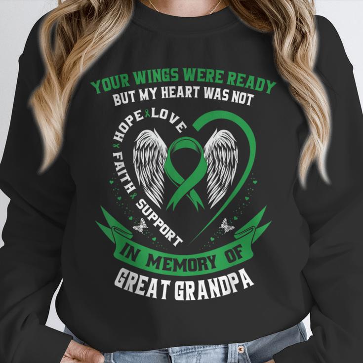 In Memory Of Great Grandpa Kidney Disease Awareness Products Unisex Sweatshirt In Memory Of Great Grandpa Kidney Disease Awareness Products Unisex Sweatshirt