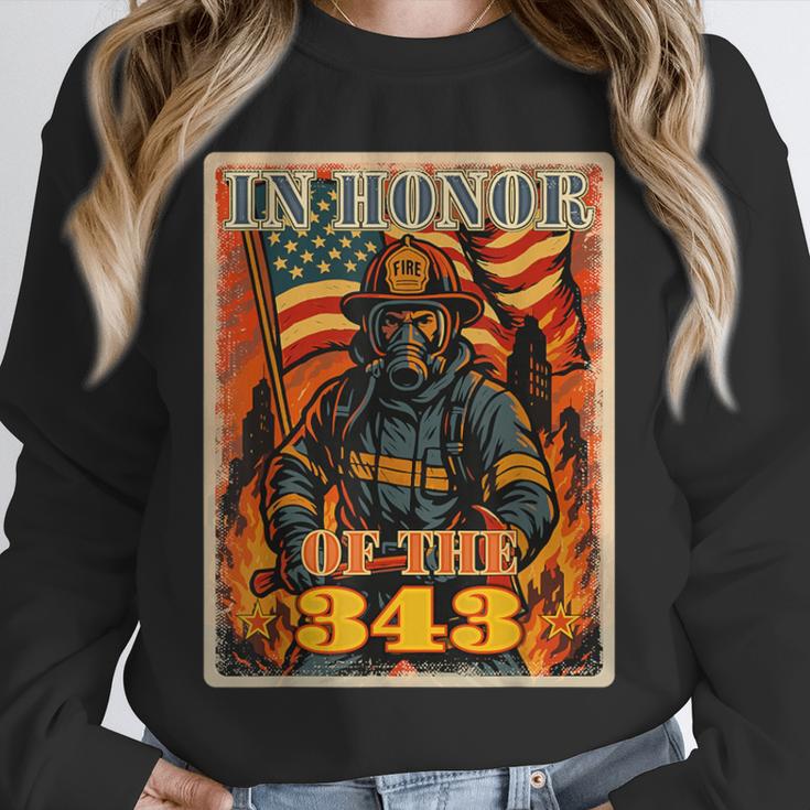 In Memory And Honor We Will Never Forget 343 Firefighters Unisex Sweatshirt