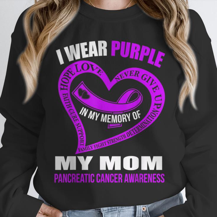 In My Memory Of My Mom PANCREATIC CANCER AWARENESS Unisex Sweatshirt In My Memory Of My Mom PANCREATIC CANCER AWARENESS Unisex Sweatshirt