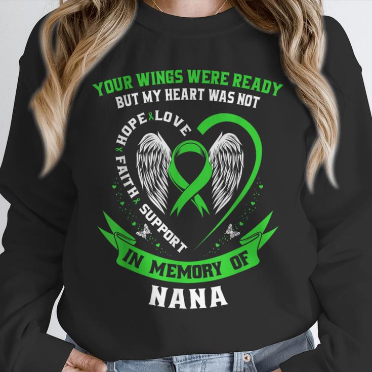 In Memory Of Nana Non Hodgkins Lymphoma Awareness Cancer Unisex Sweatshirt