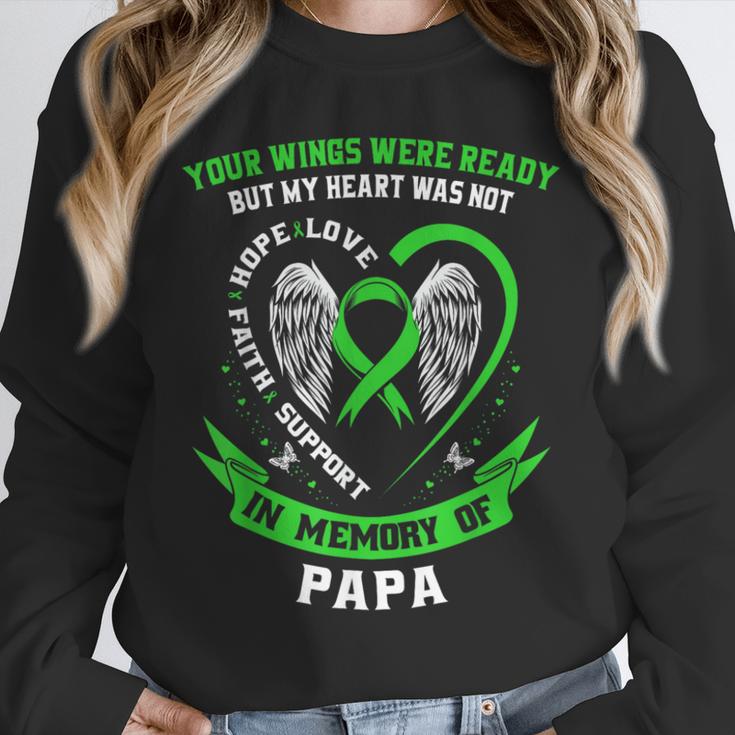 In Memory Of Papa Non Hodgkins Lymphoma Awareness Cancer Unisex Sweatshirt In Memory Of Papa Non Hodgkins Lymphoma Awareness Cancer Unisex Sweatshirt