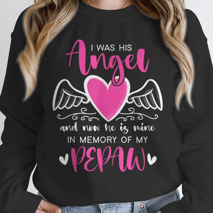 Memory Of My Pepaw I Was Her Angel Now She Is Mine Heaven Unisex Sweatshirt Memory Of My Pepaw I Was Her Angel Now She Is Mine Heaven Unisex Sweatshirt