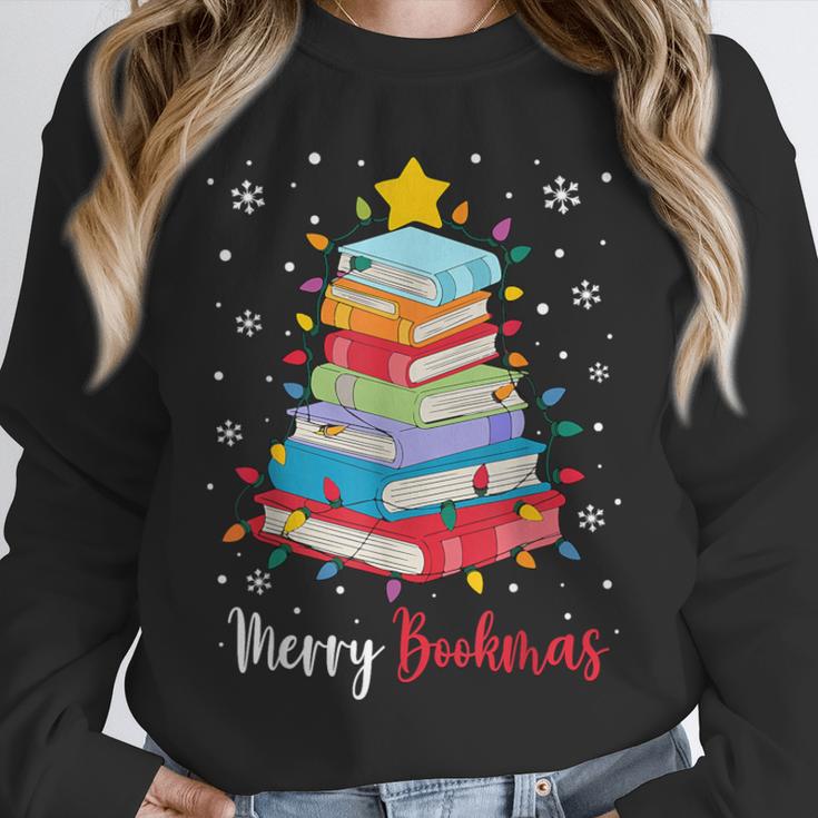 Merry Bookmas Book Christmas Tree Lights Xmas Men Women Kids Unisex Sweatshirt Merry Bookmas Book Christmas Tree Lights Xmas Men Women Kids Unisex Sweatshirt
