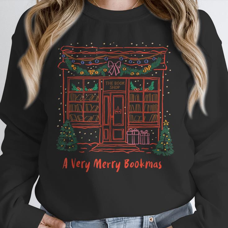 A Very Merry Bookmas Cozy Christmas Bookstore Holiday Cute Unisex Sweatshirt A Very Merry Bookmas Cozy Christmas Bookstore Holiday Cute Unisex Sweatshirt