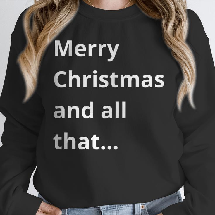 Merry Christmas Sarcastic Phrase For Introvert People Unisex Sweatshirt