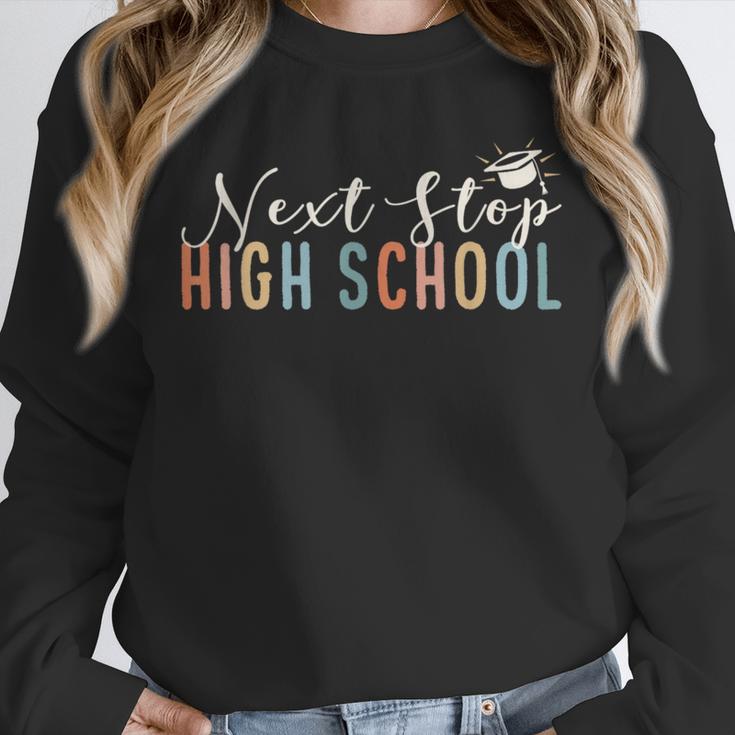 Middle School Graduation Next Stop High School Unisex Sweatshirt