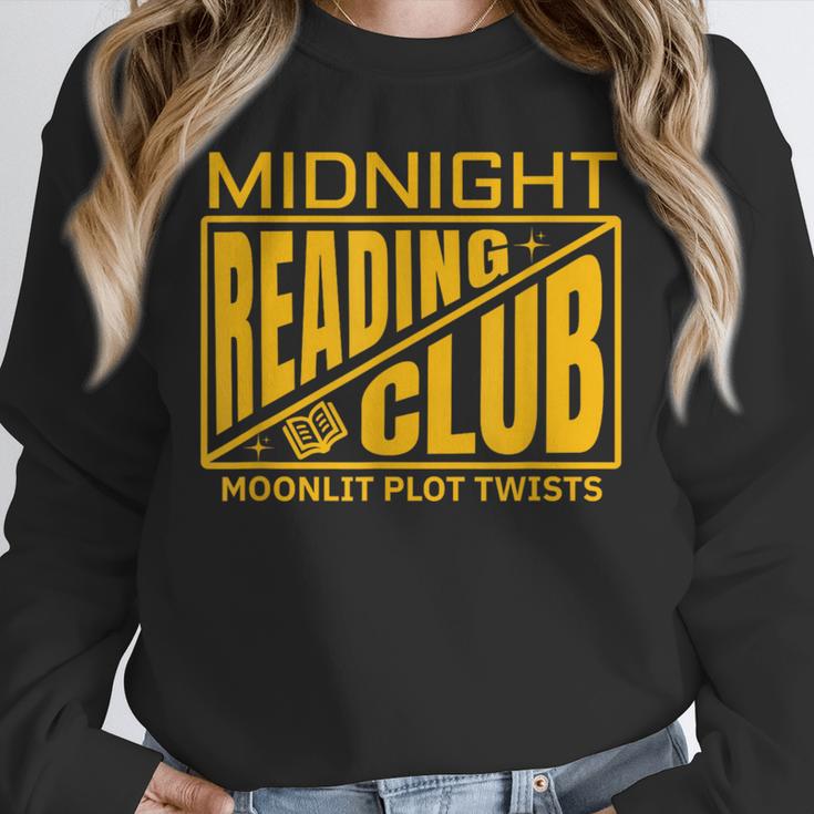 Midnight Reading Club Night Owl Book Readers Unisex Sweatshirt