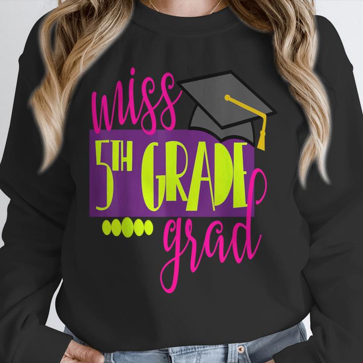 Miss 5th Grade Shirt 5 Grad Kids Girl Graduation School Unisex Sweatshirt