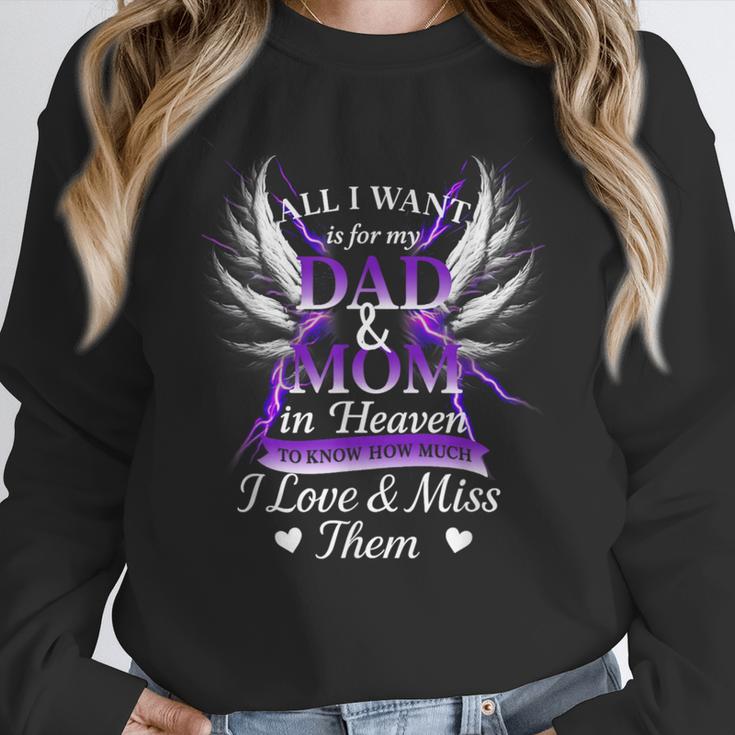 Mom & Dad My Angels In Memory Of Parents In Heaven Unisex Sweatshirt Mom & Dad My Angels In Memory Of Parents In Heaven Unisex Sweatshirt