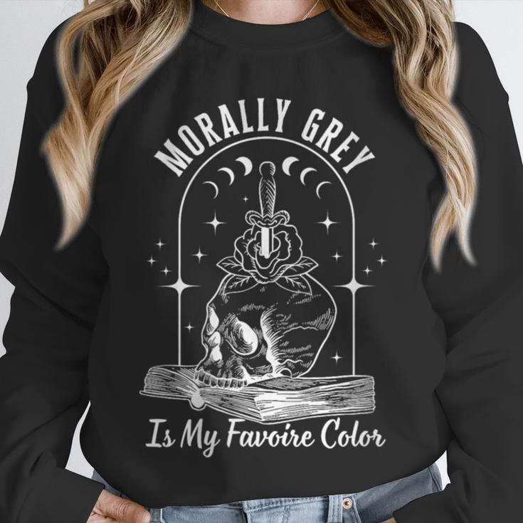 Morally Grey Book Lover Morally Grey Is My Favorite Color Unisex Sweatshirt Morally Grey Book Lover Morally Grey Is My Favorite Color Unisex Sweatshirt