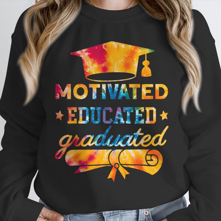 Motivated Educated Graduated Graduation Unisex Sweatshirt