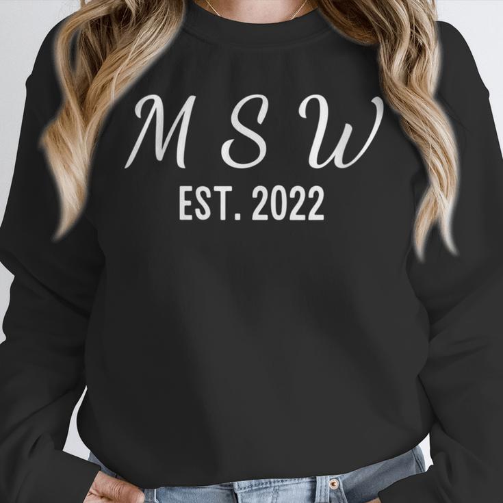 MSW Master Social Work Class Of 2022 Graduation Unisex Sweatshirt