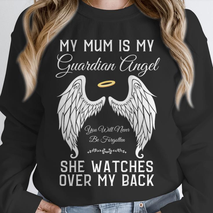 My Mum Is My Guardian Angel In Heaven Memorial Memory Miss Unisex Sweatshirt My Mum Is My Guardian Angel In Heaven Memorial Memory Miss Unisex Sweatshirt