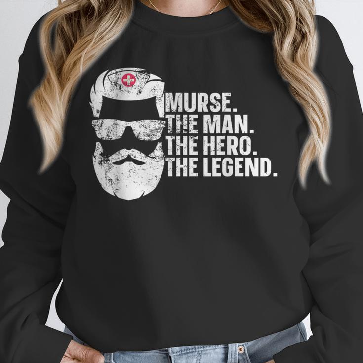 Murse Male Nurse Student Man Nurses Murse RN Graduation Week Unisex Sweatshirt
