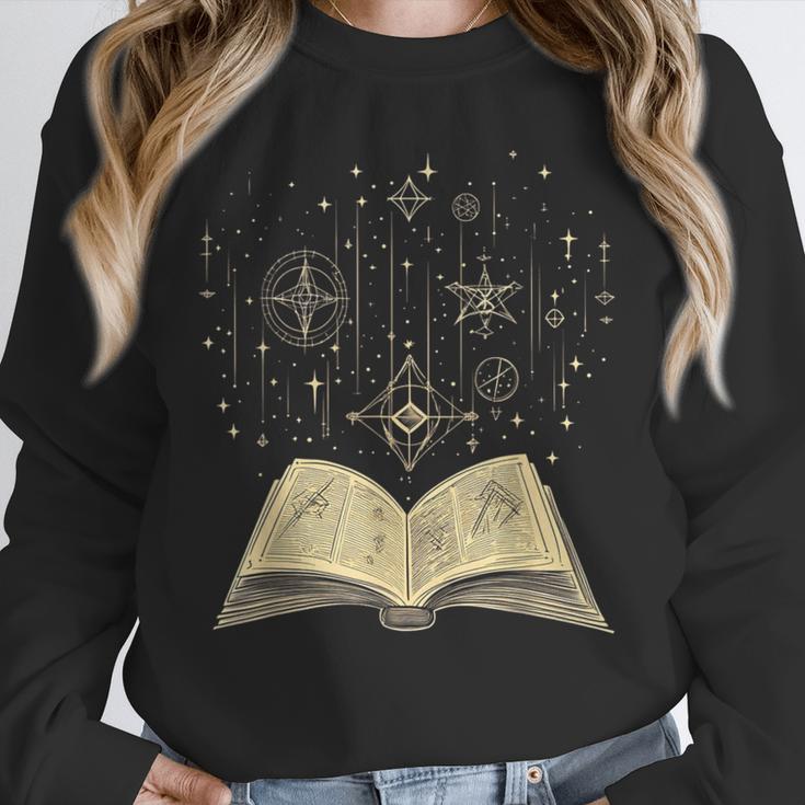 Mystic Astral Lunar Celestial Witch Spell Book Unisex Sweatshirt Mystic Astral Lunar Celestial Witch Spell Book Unisex Sweatshirt