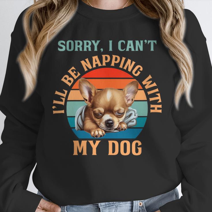 Napping Chihuahua Dog Breed Sleeping Pet Pup Introvert Unisex Sweatshirt Napping Chihuahua Dog Breed Sleeping Pet Pup Introvert Unisex Sweatshirt