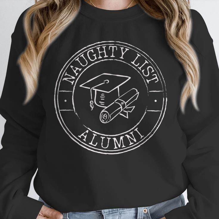 Naughty List Alumni Christmas College Graduation Unisex Sweatshirt