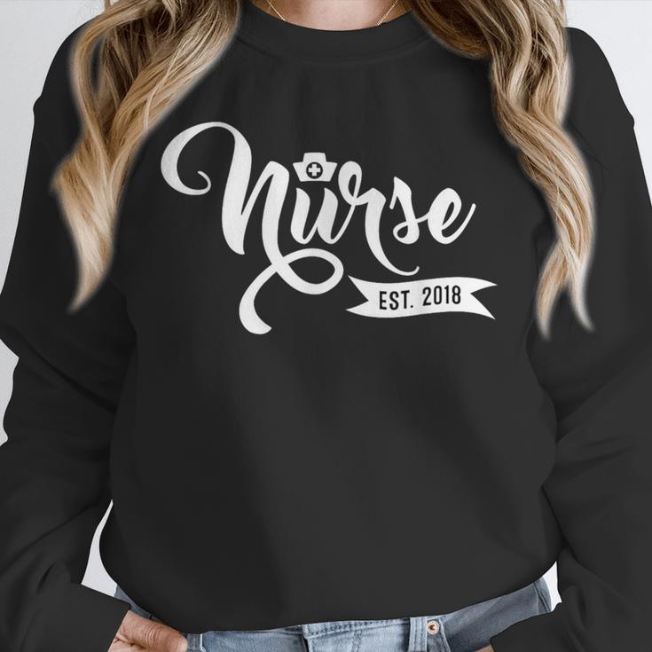 New Nurse 2018 Nursing School Graduate Graduation Shirt Unisex Sweatshirt