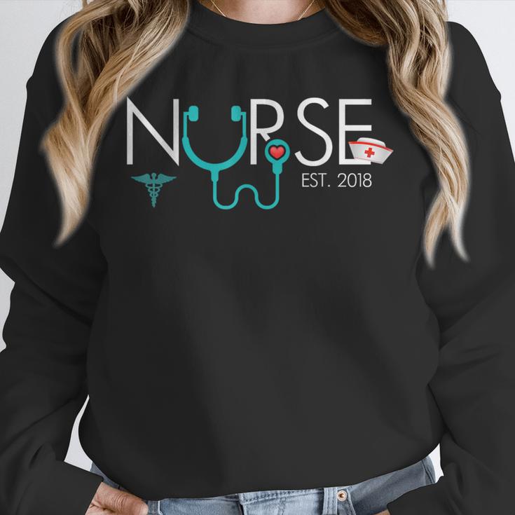 New Nurse Est 2018 School Graduation Nursing Unisex Sweatshirt