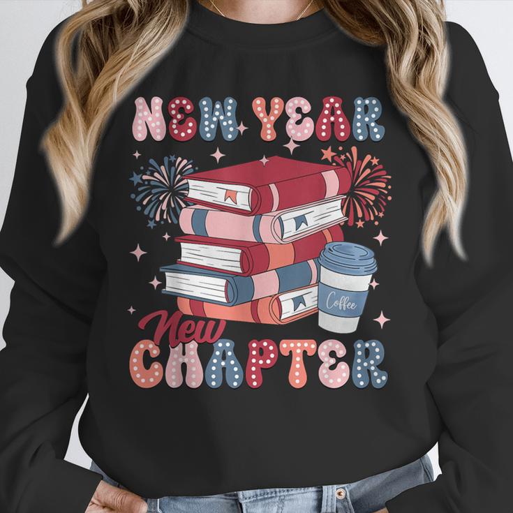 New Year New Chapter Happy New Year 2025 Book Lover Unisex Sweatshirt