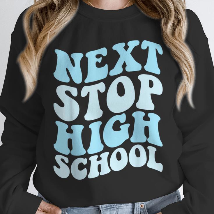 Next Stop High School Elementary School Graduation 2025 Unisex Sweatshirt