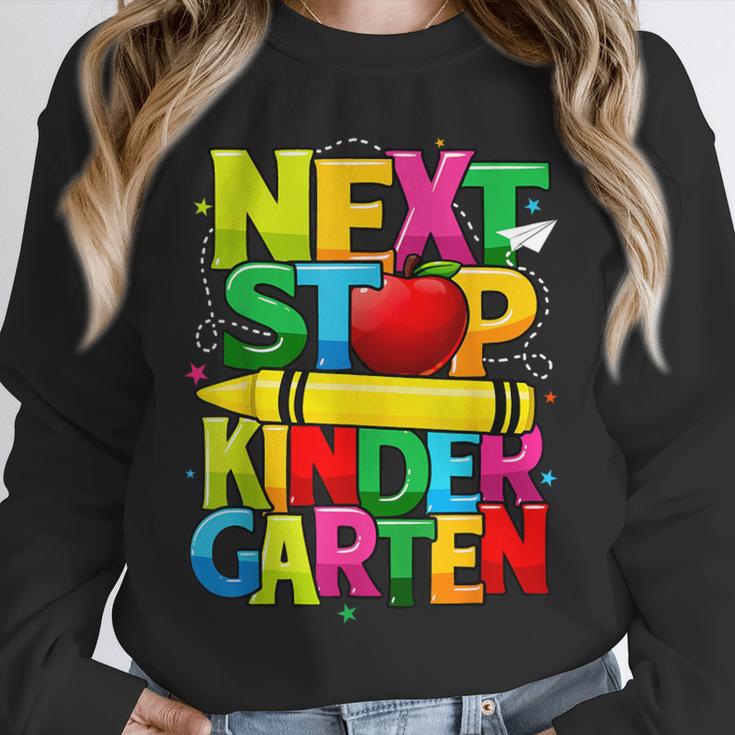 Next Stop Kindergarten Preschool Graduation 2023 Boys Girls Unisex Sweatshirt