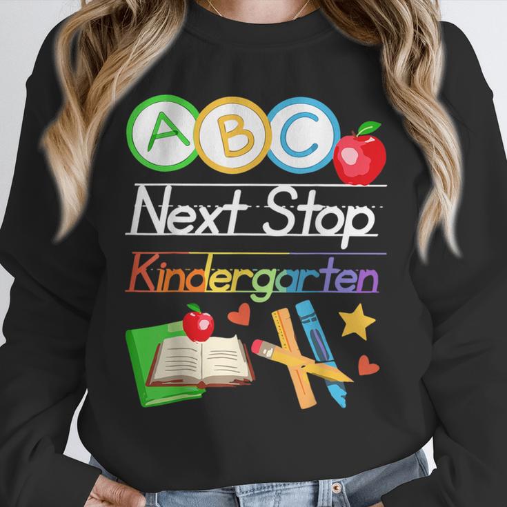 Next Stop Kindergarten Preschool Graduation 2025 Boy Girl Unisex Sweatshirt