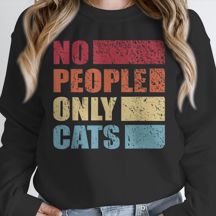 No People Only Cats Introvert Unisex Sweatshirt No People Only Cats Introvert Unisex Sweatshirt