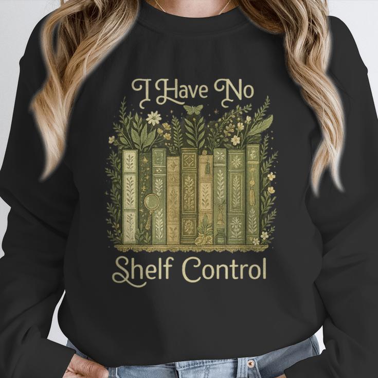 I Have No Shelf Control Vintage Botanical Books Graphic Unisex Sweatshirt