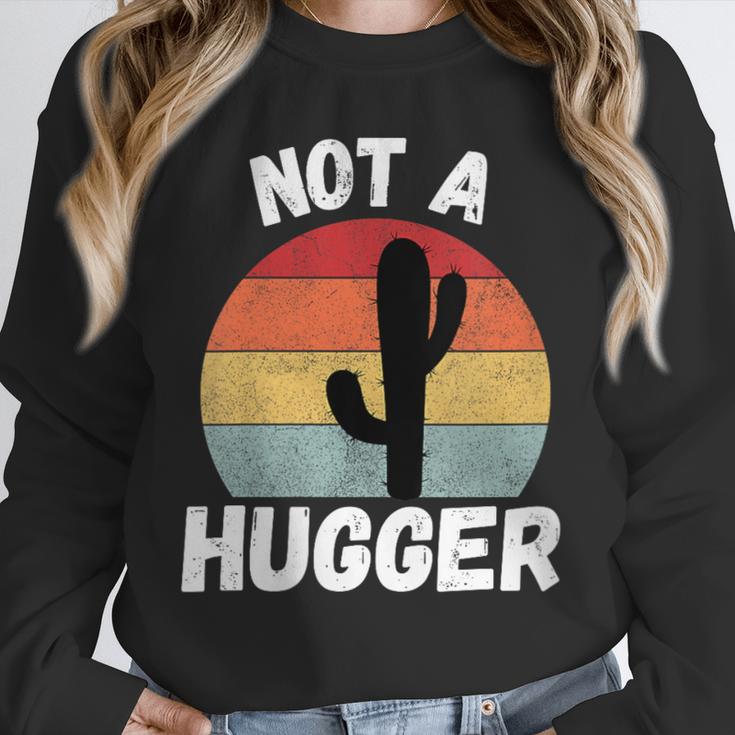 Not A Hugger Cactus Introvert Antisocial Unisex Sweatshirt Not A Hugger Cactus Introvert Antisocial Unisex Sweatshirt