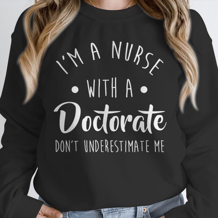 Nurse DNP PhD Doctorate Graduation Women Unisex Sweatshirt