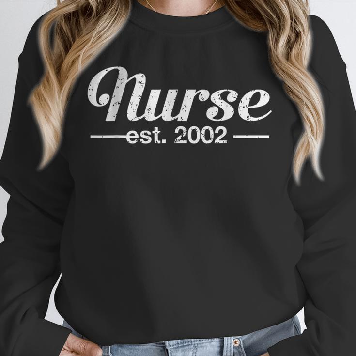 Nurse Est 2002 Graduation Unisex Sweatshirt