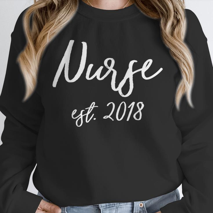 NURSE EST 2018 New Nursing School Graduation Shirt Unisex Sweatshirt