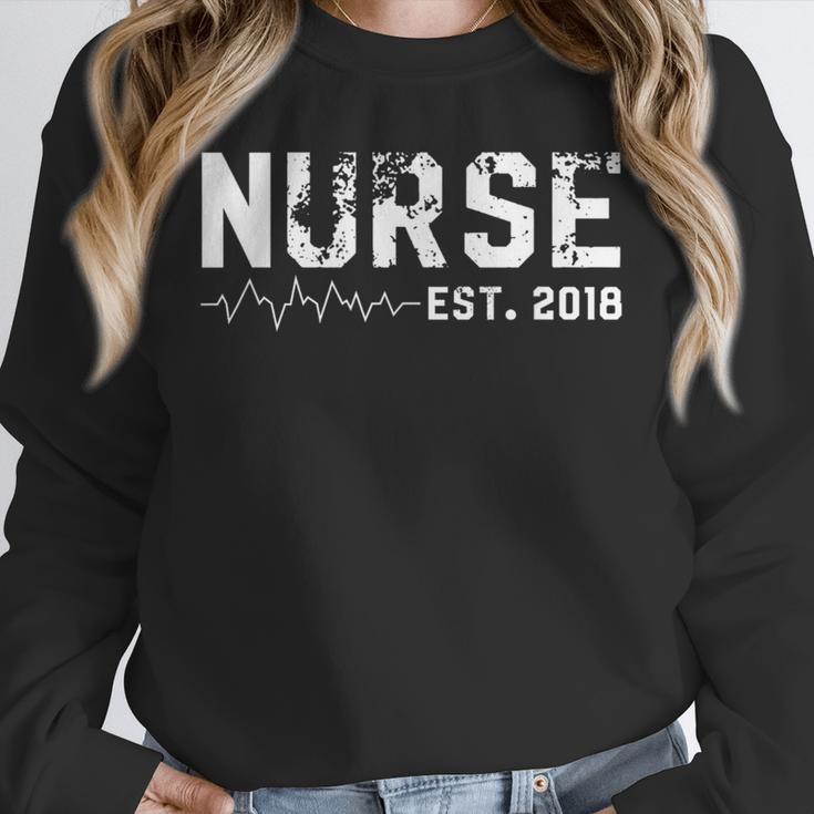 Nurse Est 2018 Nursing School Graduation Unisex Sweatshirt
