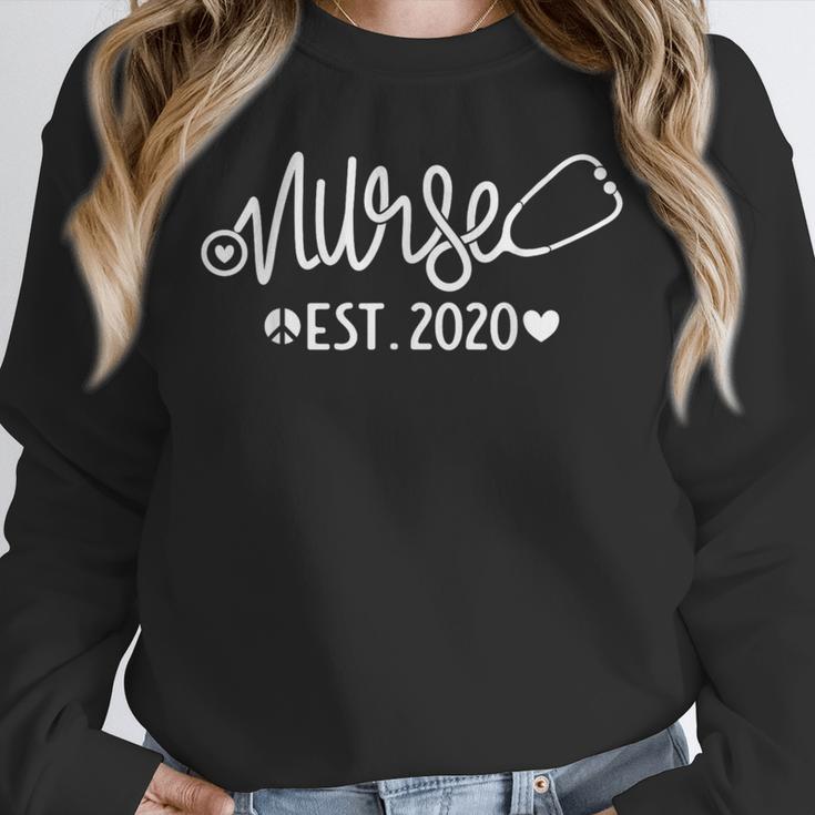 Nurse Established 2020 Nursing School RN Nurse Graduation Unisex Sweatshirt