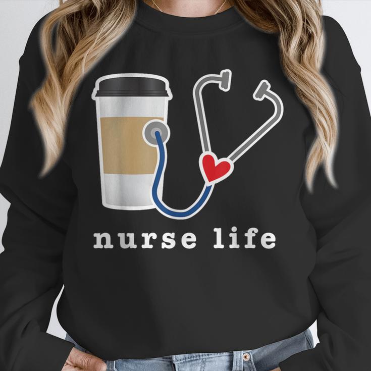 Nurse Life Graphic Nursing School Graduation Unisex Sweatshirt