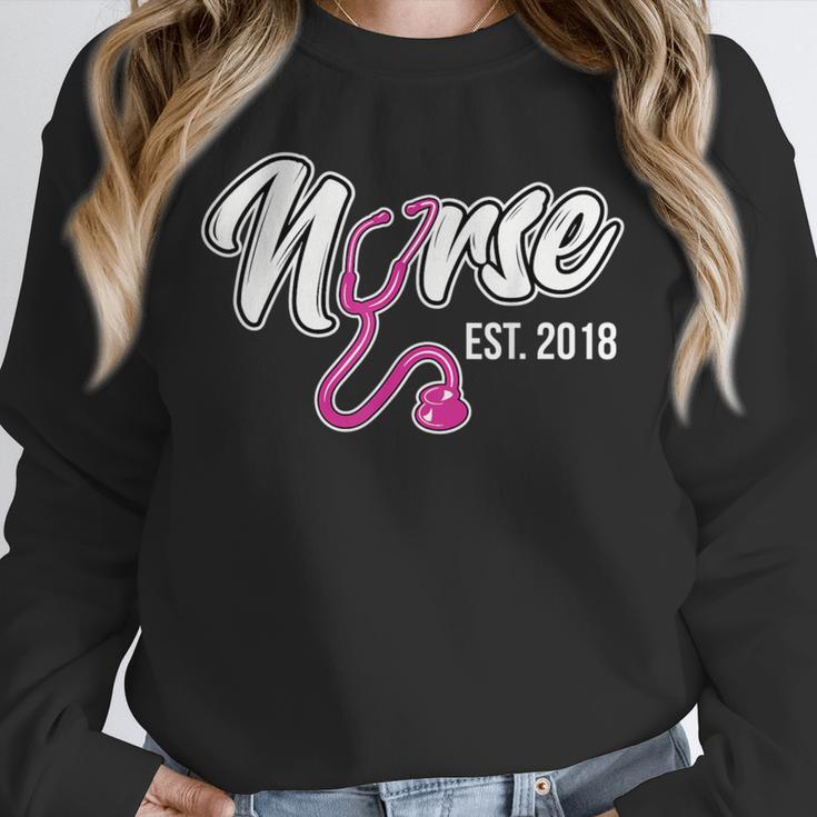 Nursing Graduation Nurse Est 2018 T-Shirt Unisex Sweatshirt