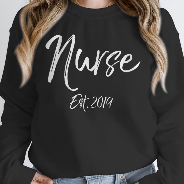 Nursing Student Graduation For Women Nurse Est 2019 Unisex Sweatshirt