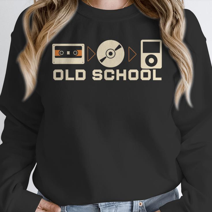 Old School Music Evolution Tape CD Retro Nostalgia Unisex Sweatshirt