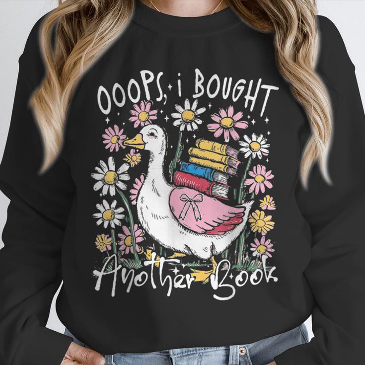 Oops I Bought Another Book Goose Bookish Unisex Sweatshirt