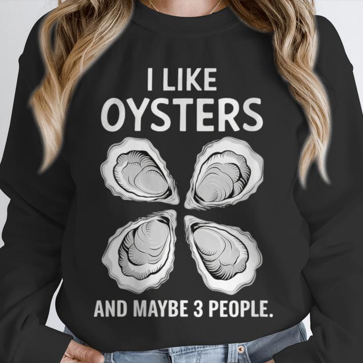 I Like Oysters And Maybe Three People Saying Introvert Unisex Sweatshirt I Like Oysters And Maybe Three People Saying Introvert Unisex Sweatshirt