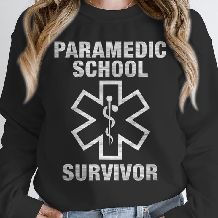 Paramedic School Survivor EMT-P Graduation Idea Unisex Sweatshirt